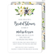 Gray and Ivory Roses Invitations Image 5 of 7